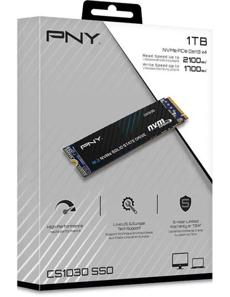 PNY CS1030 SSD M.2 1TB PCIe Gen 3