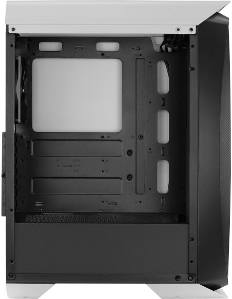 Aerocool Aero One Cristal Templado USB 3.1 Blanco