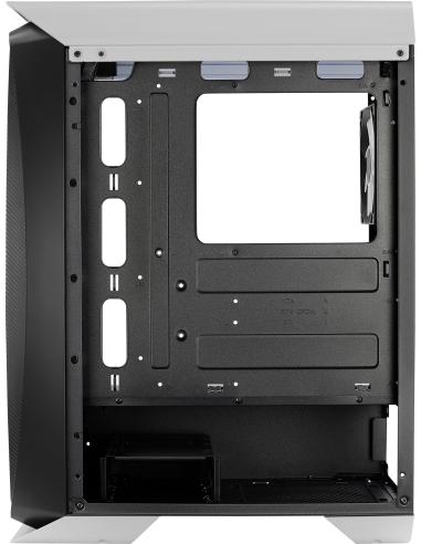 Aerocool Aero One Cristal Templado USB 3.1 Blanco