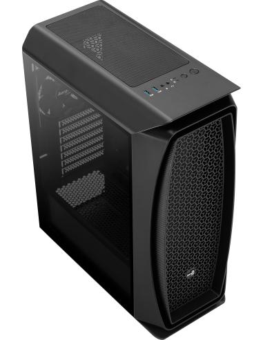 Aerocool Aero One Cristal Templado USB 3.1 Negra