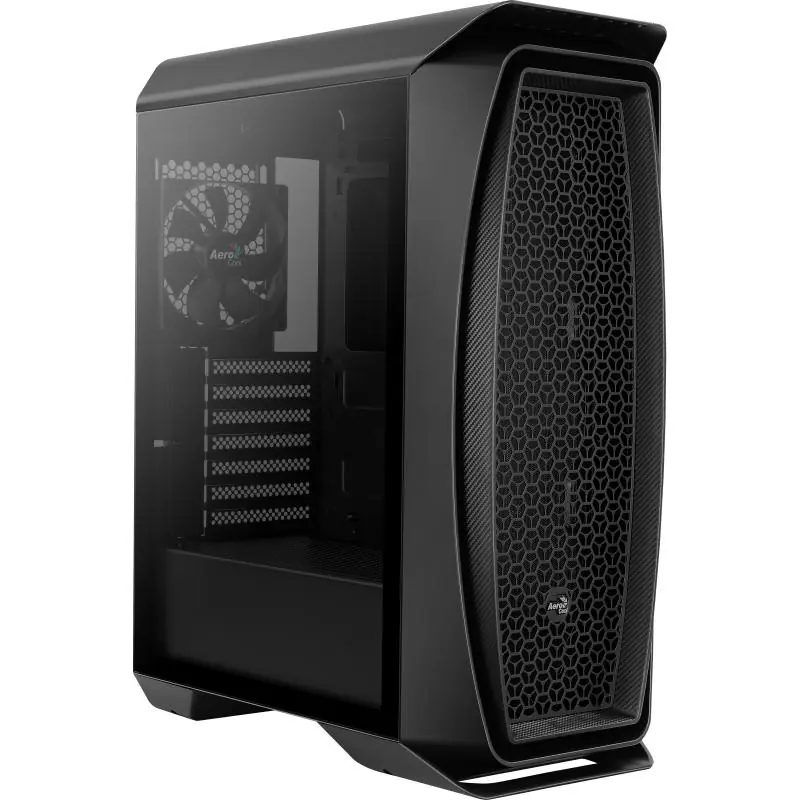 Aerocool Aero One Cristal Templado USB 3.1 Negra