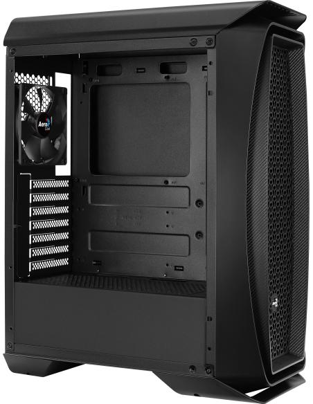 Aerocool Aero One Cristal Templado USB 3.1 Negra