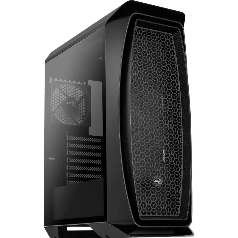 Aerocool Aero One Cristal Templado USB 3.1 Negra