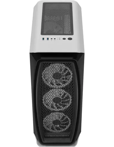 Aerocool Aero One Duo ARGB Cristal Templado USB 3.0 Blanca