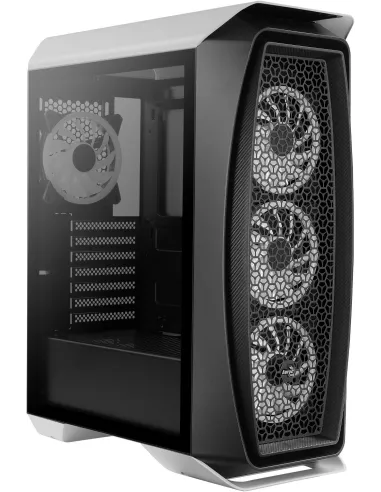 Aerocool Aero One Duo ARGB Cristal Templado USB 3.0 Blanca