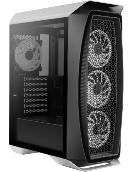 Aerocool Aero One Duo ARGB Cristal Templado USB 3.0 Blanca