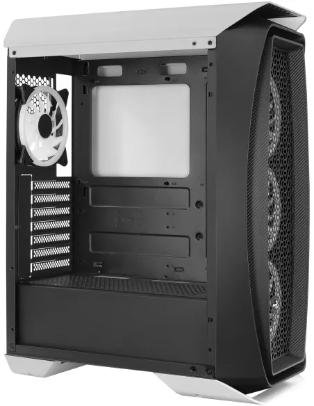 Aerocool Aero One Duo ARGB Cristal Templado USB 3.0 Blanca