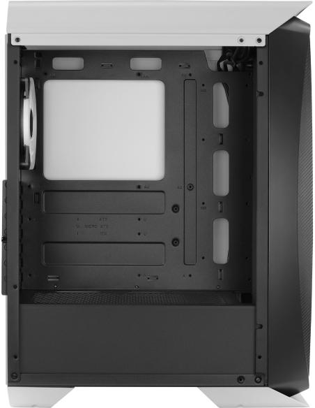 Aerocool Aero One Duo ARGB Cristal Templado USB 3.0 Blanca