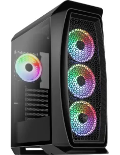 Aerocool Aero One Duo Cristal Templado USB 3.0 Negra