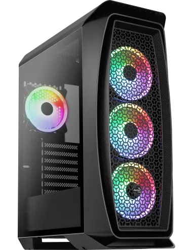 Aerocool Aero One Duo Cristal Templado USB 3.0 Negra