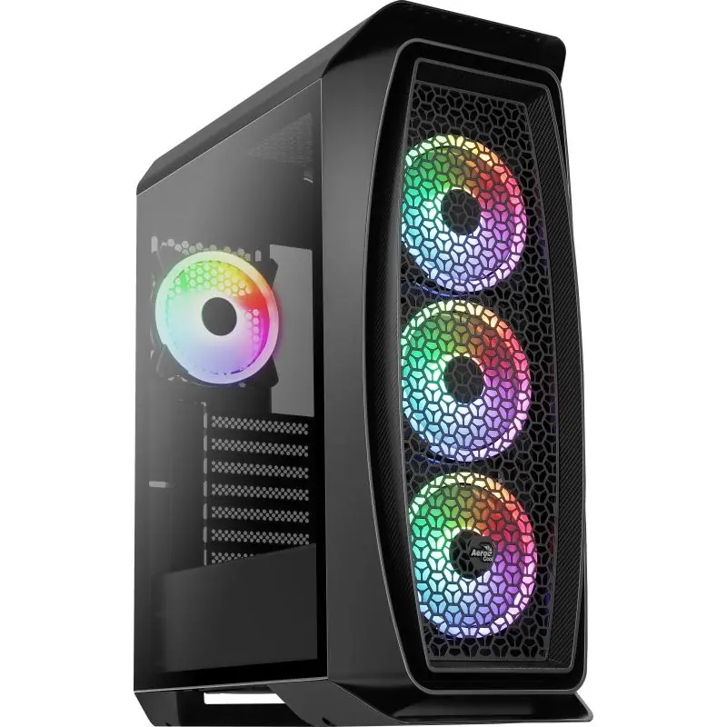 Aerocool Aero One Duo Cristal Templado USB 3.0 Negra