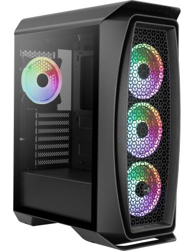 Aerocool Aero One Duo Cristal Templado USB 3.0 Negra