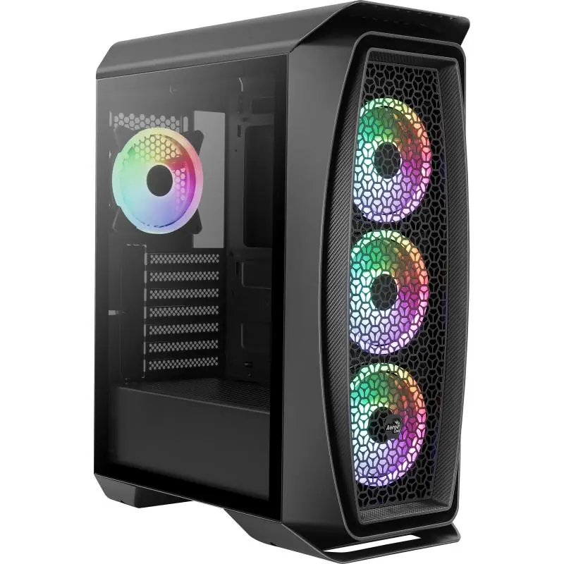 Aerocool Aero One Duo Cristal Templado USB 3.0 Negra