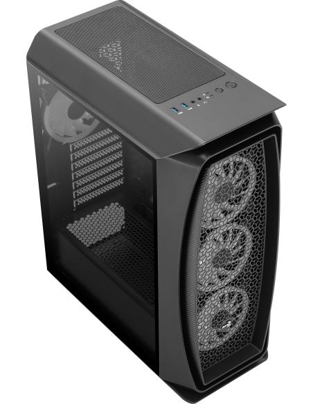 Aerocool Aero One Duo Cristal Templado USB 3.0 Negra