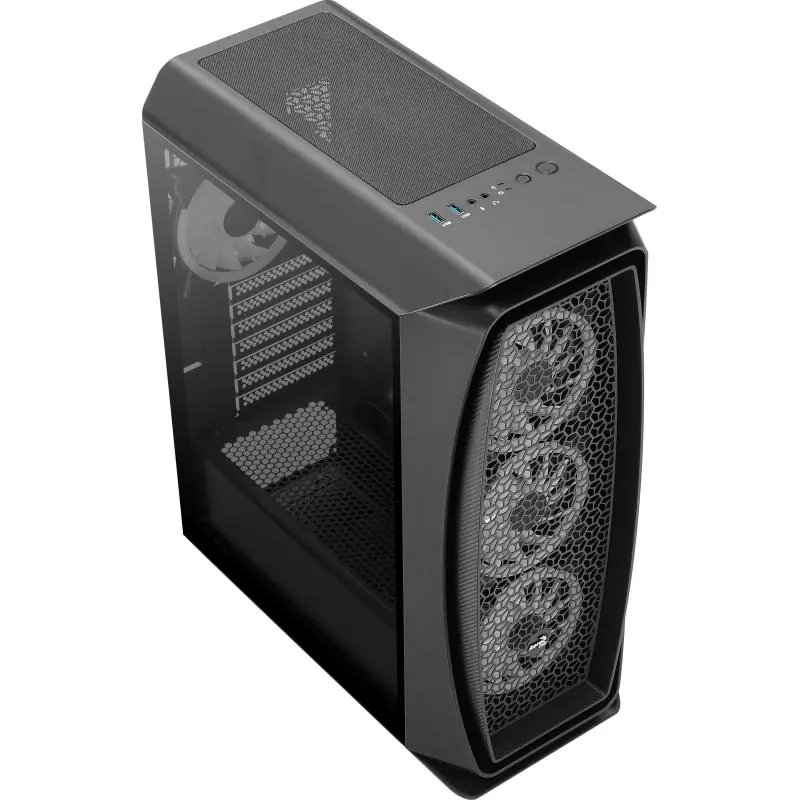 Aerocool Aero One Duo Cristal Templado USB 3.0 Negra