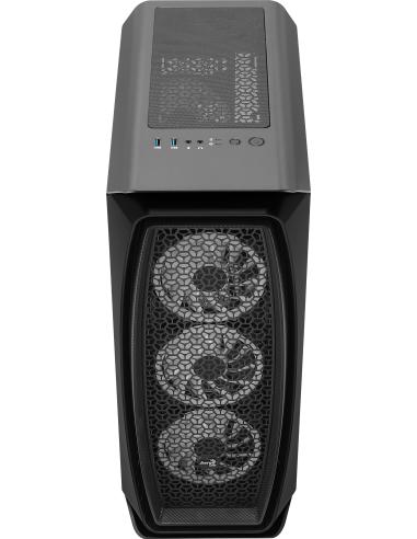 Aerocool Aero One Duo Cristal Templado USB 3.0 Negra