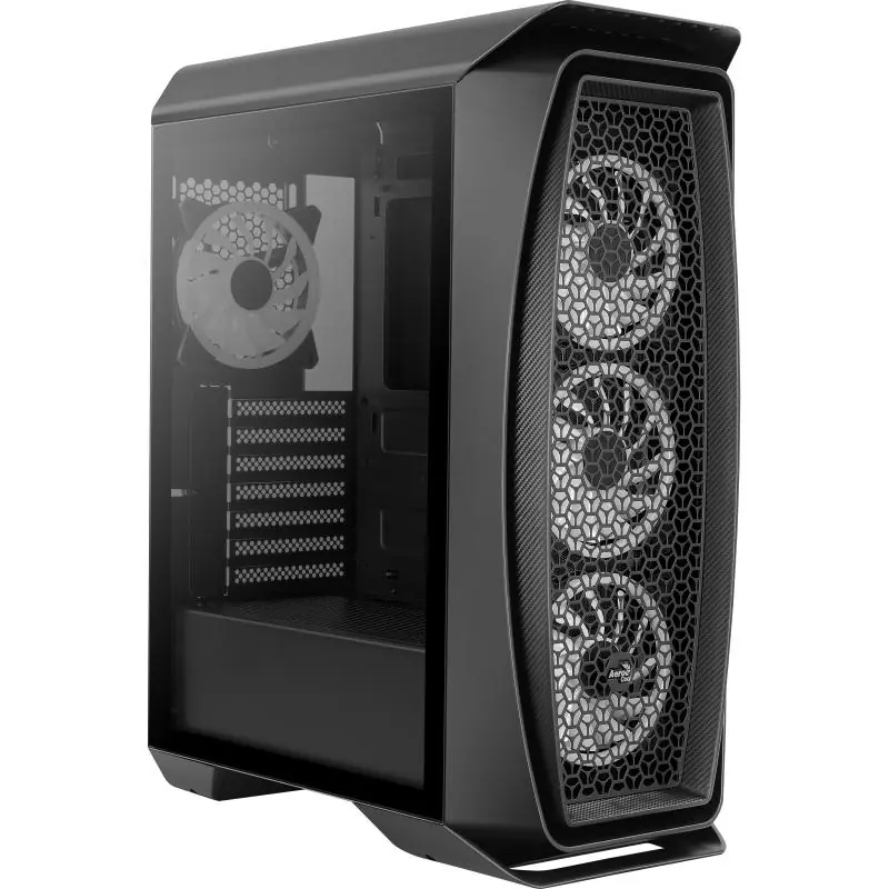 Aerocool Aero One Duo Cristal Templado USB 3.0 Negra