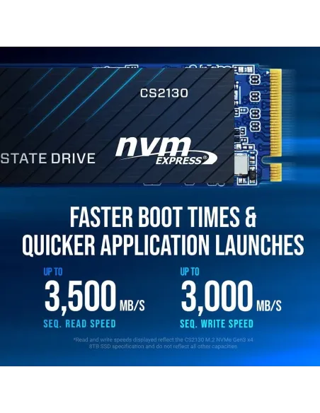 PNY CS2130 SSD M.2 1TB PCIe Gen 3