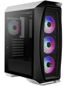 Aerocool Aero One Frost Cristal Templado USB 3.1 Blanca