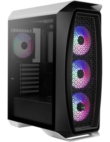 Aerocool Aero One Frost Cristal Templado USB 3.1 Blanca