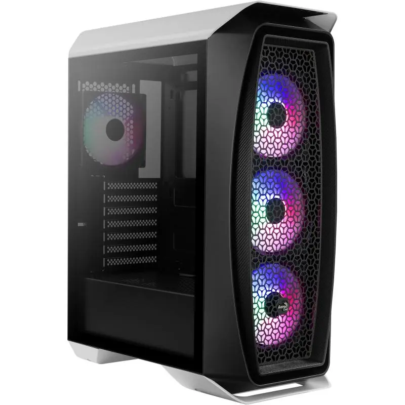 Aerocool Aero One Frost Cristal Templado USB 3.1 Blanca