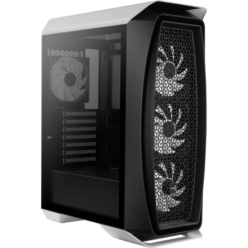 Aerocool Aero One Frost Cristal Templado USB 3.1 Blanca