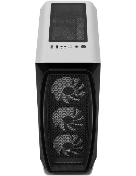 Aerocool Aero One Frost Cristal Templado USB 3.1 Blanca