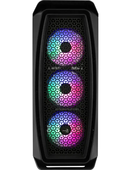 Aerocool Aero One Frost Cristal Templado USB 3.1 RGB Negra