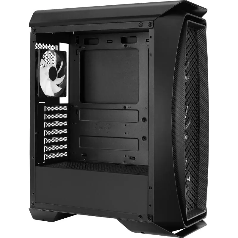 Aerocool Aero One Frost Cristal Templado USB 3.1 RGB Negra