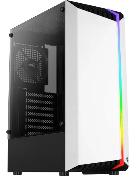Aerocool Bionic V1 Cristal Templado USB 3.0 Blanca RGB