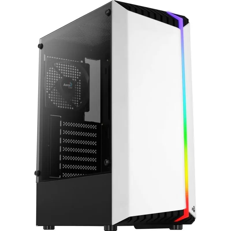 Aerocool Bionic V1 Cristal Templado USB 3.0 Blanca RGB