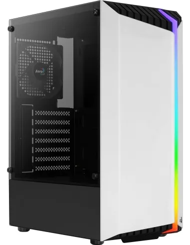 Aerocool Bionic V1 Cristal Templado USB 3.0 Blanca RGB