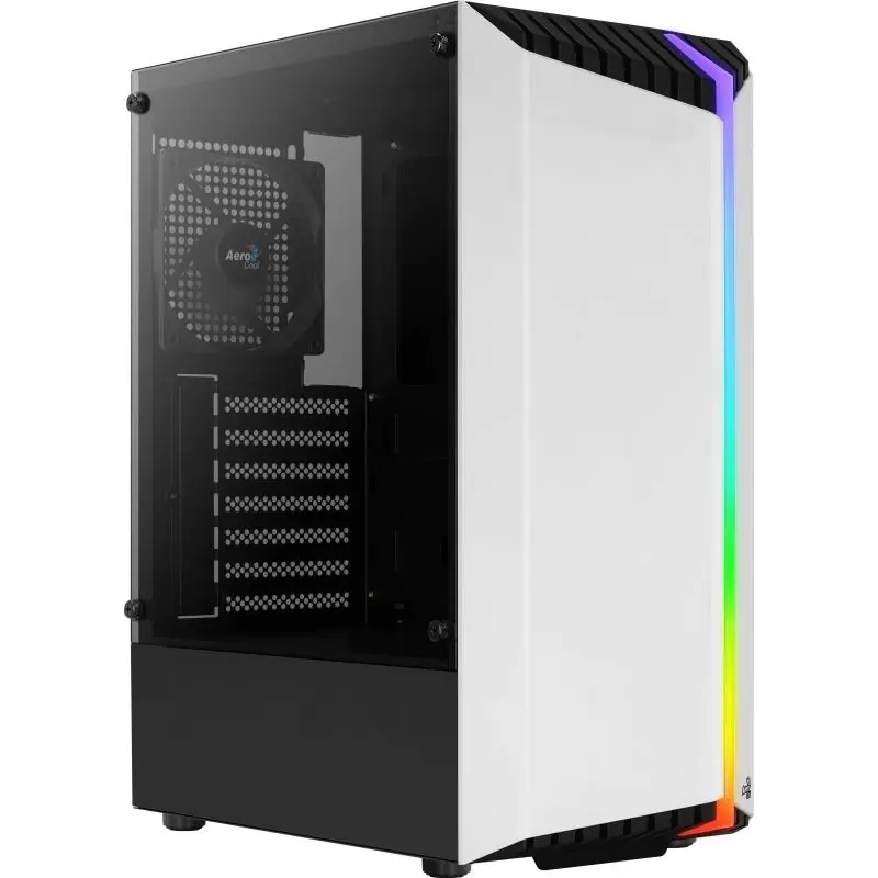 Aerocool Bionic V1 Cristal Templado USB 3.0 Blanca RGB