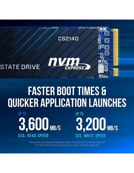 PNY CS2140 SSD M.2 1TB PCIe Gen 4