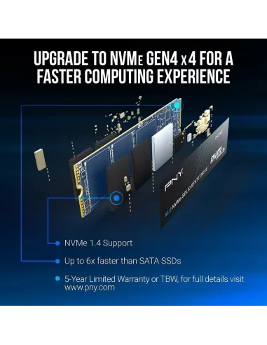 PNY CS2140 SSD M.2 1TB PCIe Gen 4