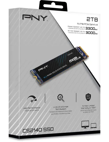 PNY CS2140 SSD M.2 2TB PCIe Gen 4