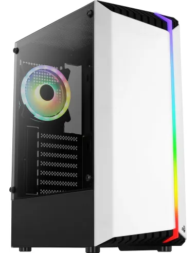 Aerocool Bionic V2 Cristal Templado USB 3.0 Blanca RGB