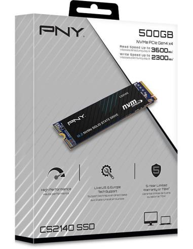 PNY CS2140 SSD M.2 500GB PCIe Gen 4