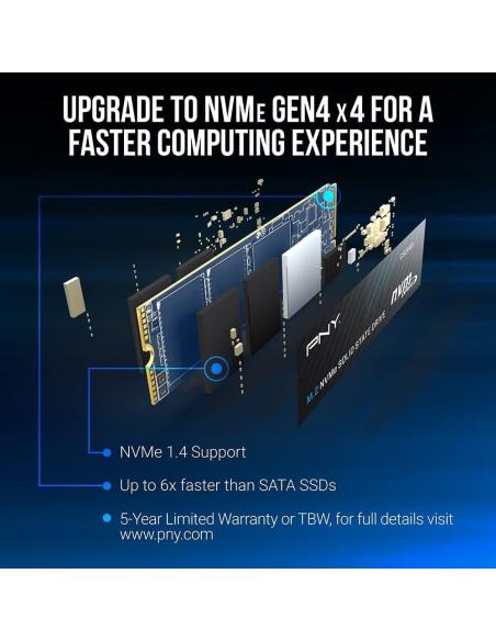 PNY CS2140 SSD M.2 500GB PCIe Gen 4