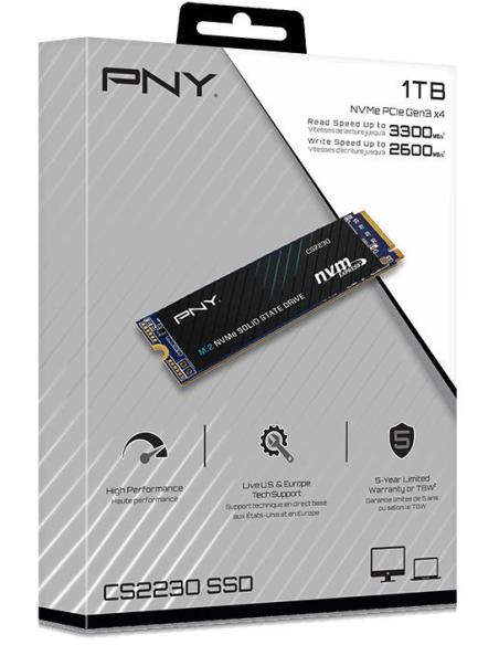 PNY CS2230 SSD M.2 1TB PCIe Gen 3
