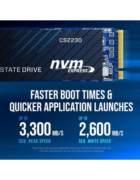 PNY CS2230 SSD M.2 1TB PCIe Gen 3