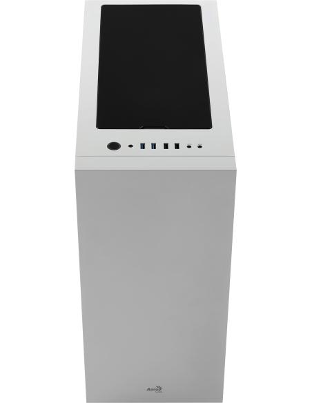 Aerocool FLO Cristal Templado USB 3.1 Blanca