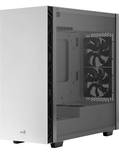 Aerocool FLO Cristal Templado USB 3.1 Blanca