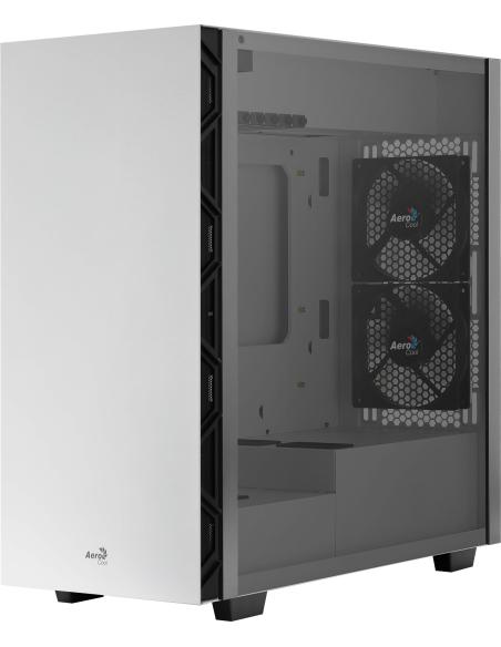 Aerocool FLO Cristal Templado USB 3.1 Blanca