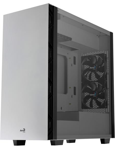 Aerocool FLO Cristal Templado USB 3.1 Blanca