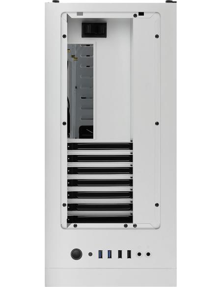 Aerocool FLO Cristal Templado USB 3.1 Blanca