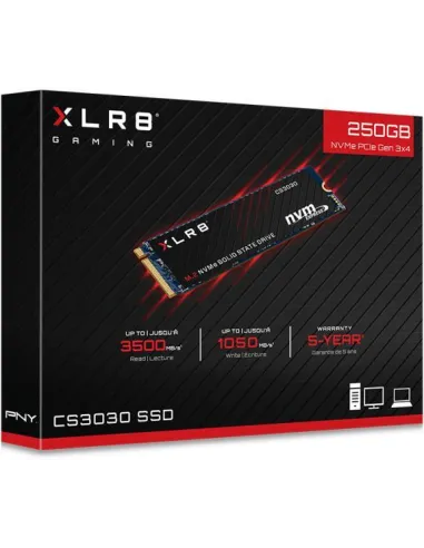 PNY XLR8 CS3030 SSD 250GB M.2 NVMe PCIe Gen3