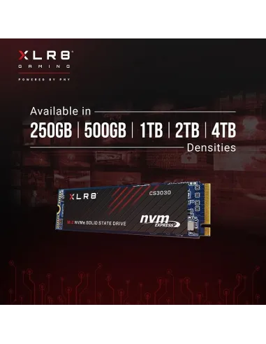 PNY XLR8 CS3030 SSD 250GB M.2 NVMe PCIe Gen3