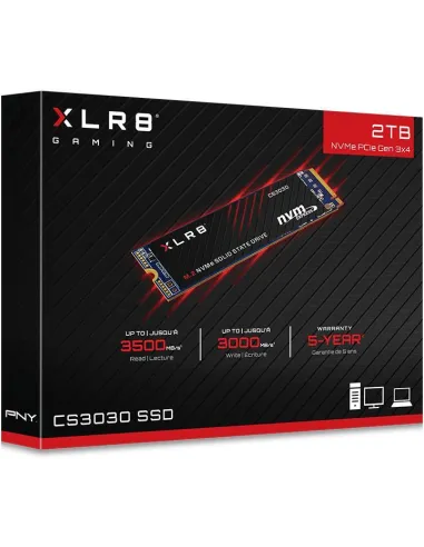 PNY XLR8 CS3030 SSD 2TB M.2 NVMe PCIe Gen3