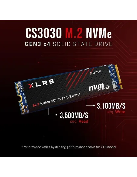PNY XLR8 CS3030 SSD 2TB M.2 NVMe PCIe Gen3